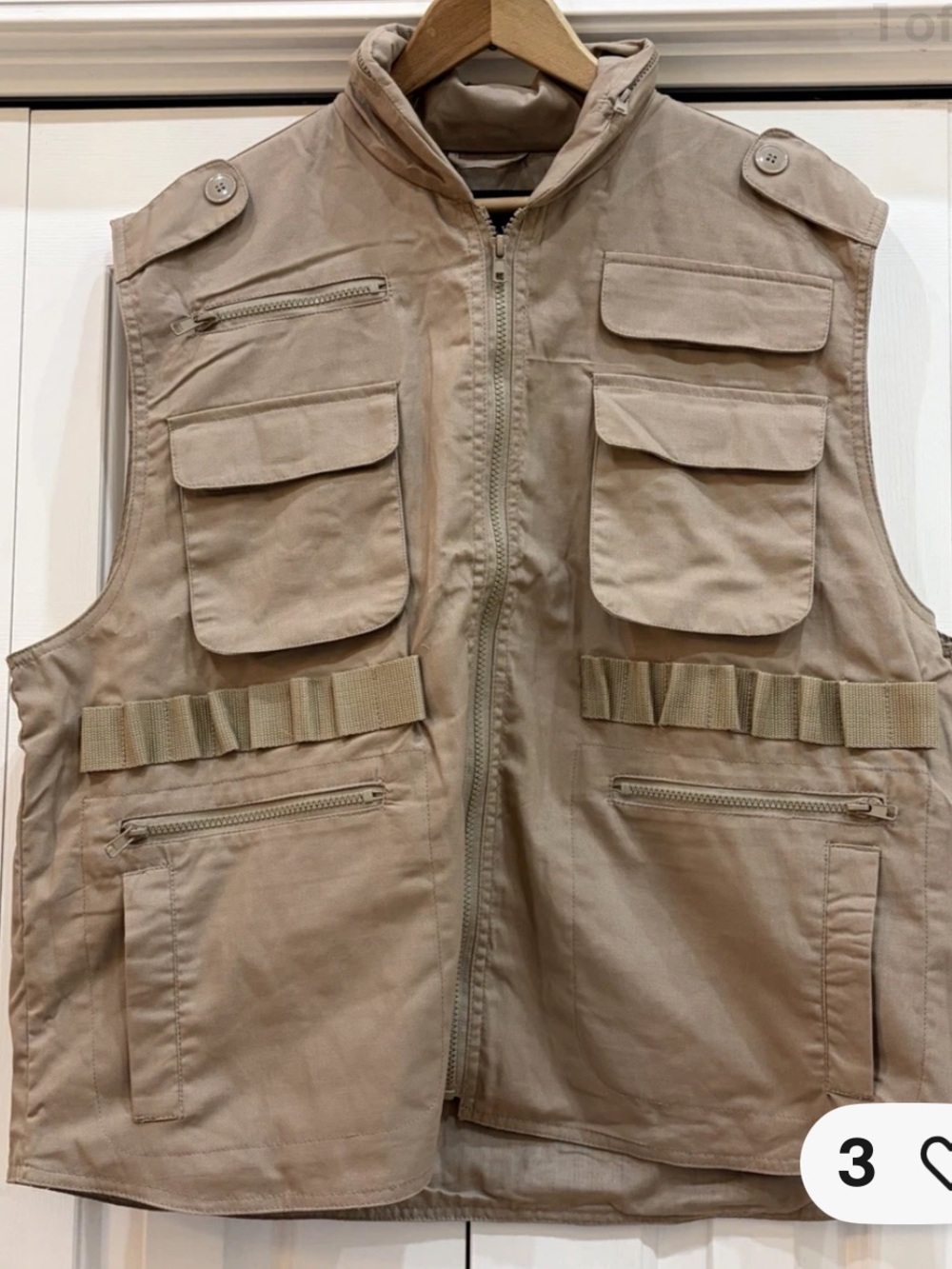 Rothco Men's Tactical Utility Vest - Beige. Size XL